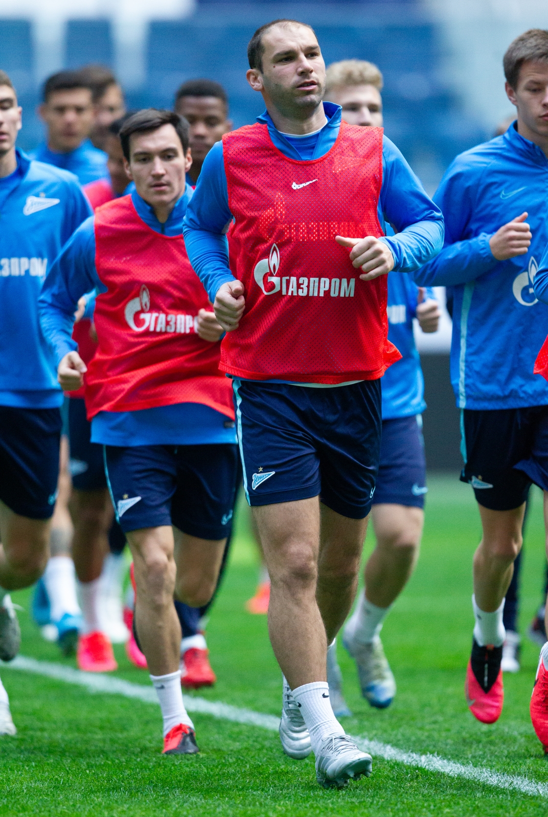 Тренировка «Зенита» перед матчем с «Локомотивом»