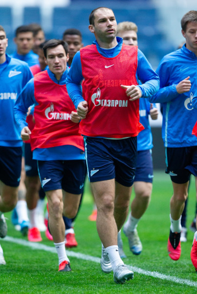 Тренировка «Зенита» перед матчем с «Локомотивом»