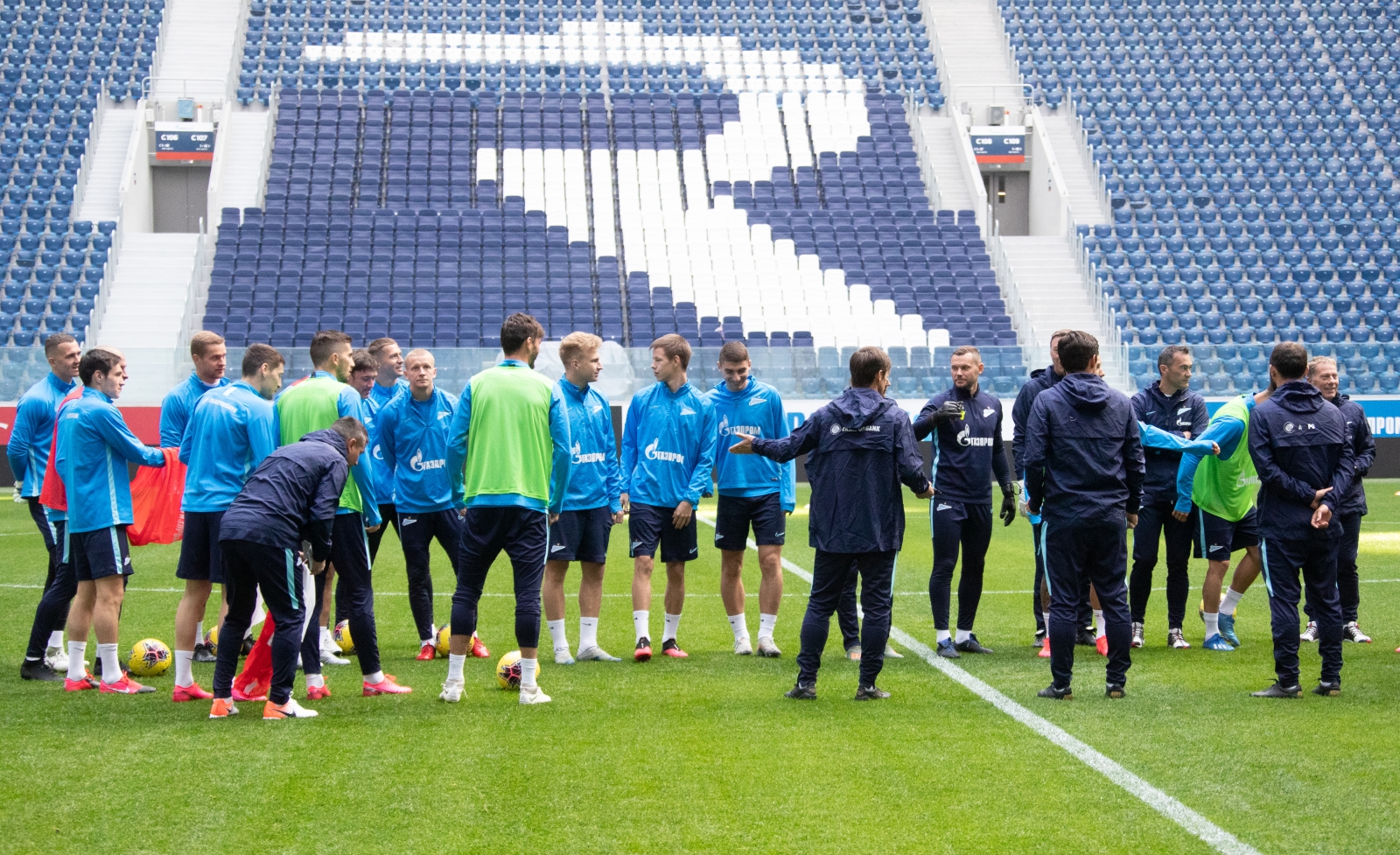 Тренировка «Зенита» перед матчем с «Локомотивом»