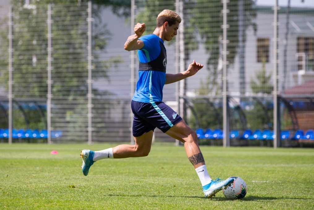 Тренировка «Зенита» перед стартом второй части сезона 2019/20