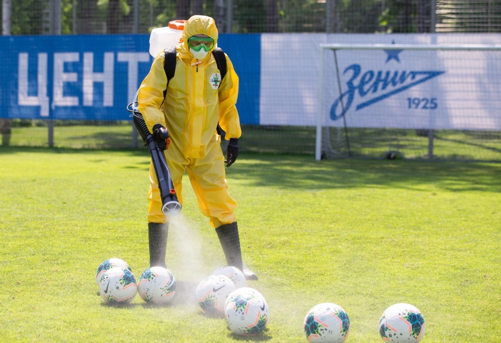 Тренировка «Зенита» перед стартом второй части сезона 2019/20