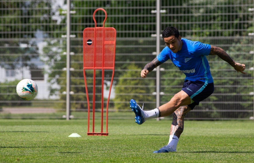 Тренировка «Зенита» перед стартом второй части сезона 2019/20