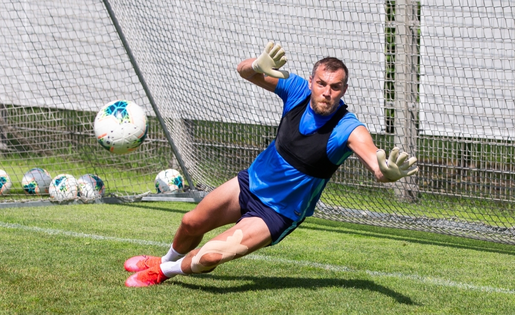 Тренировка «Зенита» перед стартом второй части сезона 2019/20