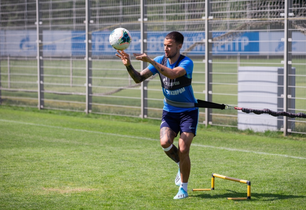 Тренировка «Зенита» перед стартом второй части сезона 2019/20