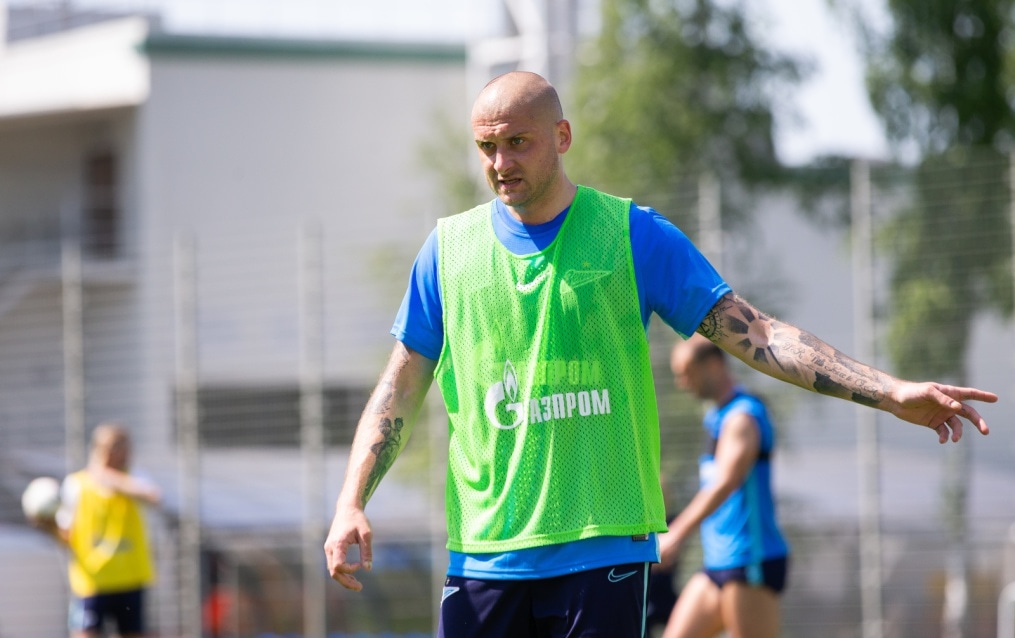 Тренировка «Зенита» перед стартом второй части сезона 2019/20