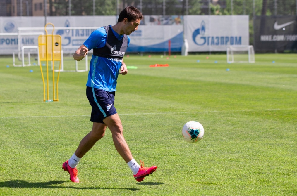 Тренировка «Зенита» перед стартом второй части сезона 2019/20