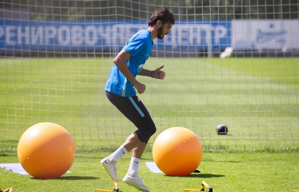 Тренировка «Зенита» перед стартом второй части сезона 2019/20