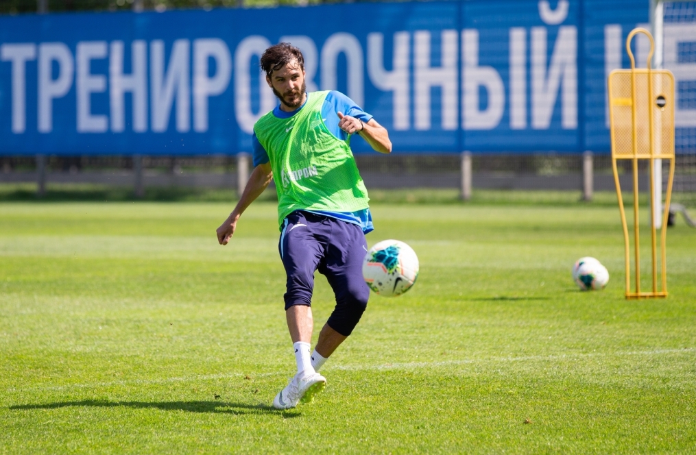 Тренировка «Зенита» перед стартом второй части сезона 2019/20