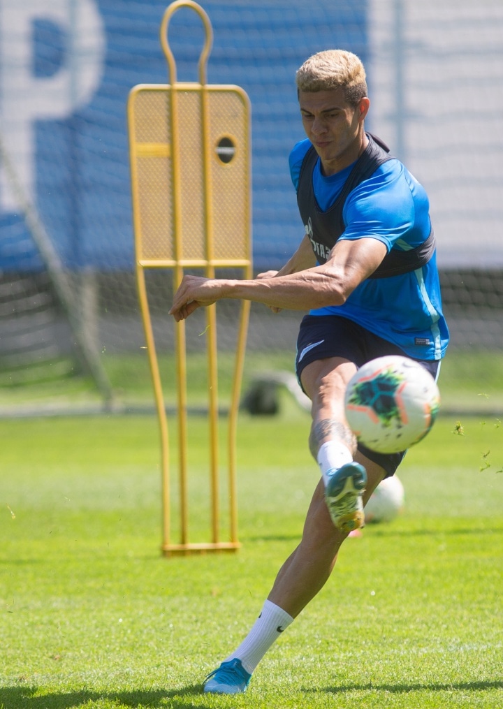 Тренировка «Зенита» перед стартом второй части сезона 2019/20