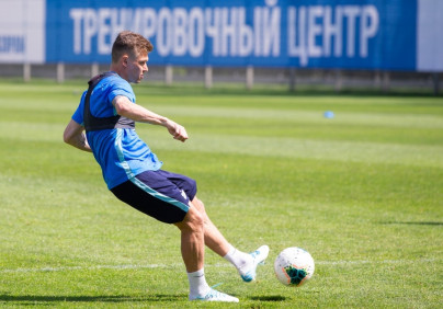 Тренировка «Зенита» перед стартом второй части сезона 2019/20
