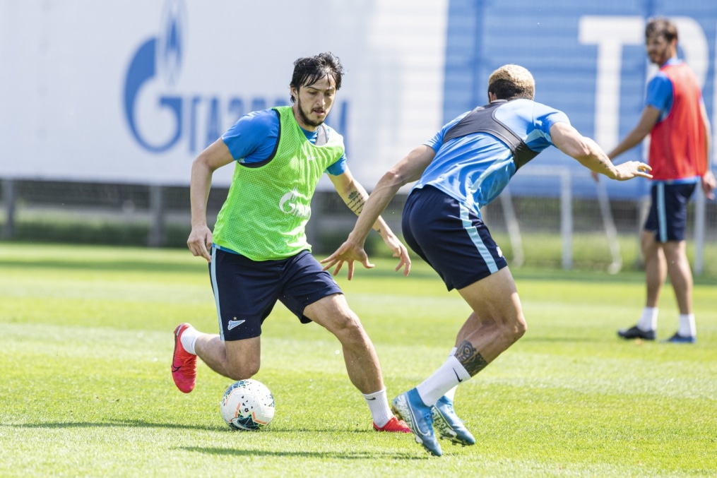 Команда продолжает подготовку к матчу с ЦСКА