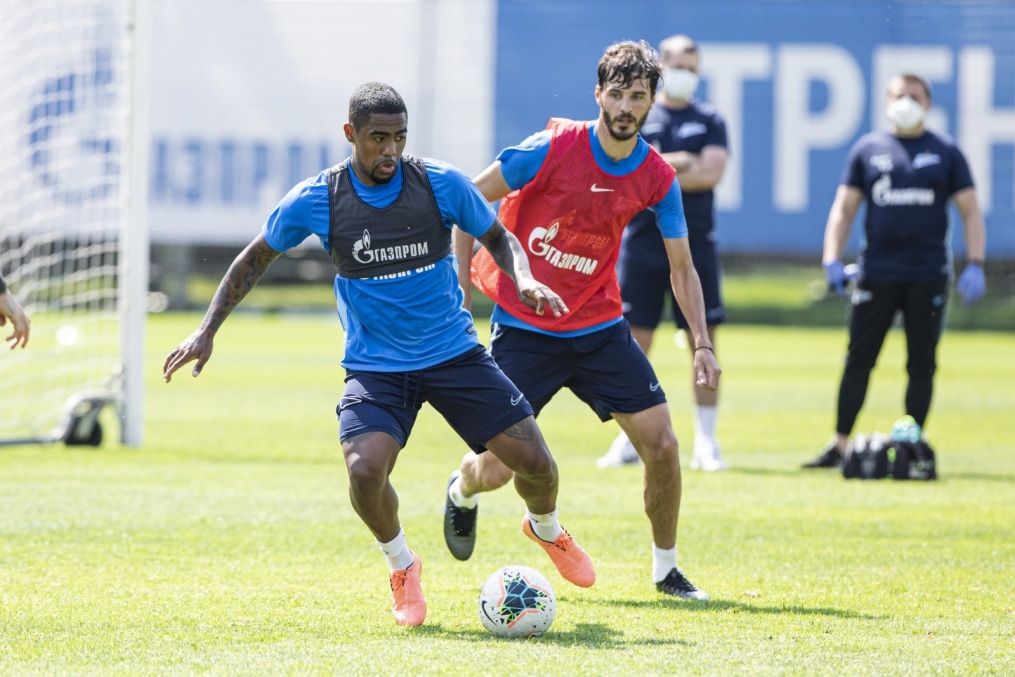 Команда продолжает подготовку к матчу с ЦСКА