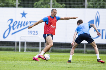 Команда продолжает подготовку к матчу с ЦСКА