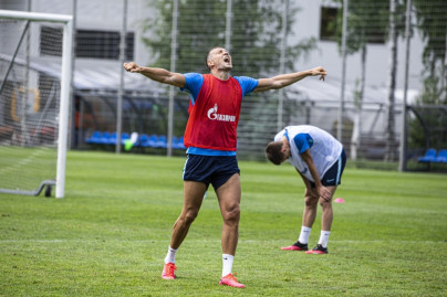 Команда продолжает подготовку к матчу с ЦСКА