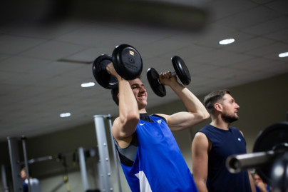 Тренировка «Зенита» перед стартом плей-офф