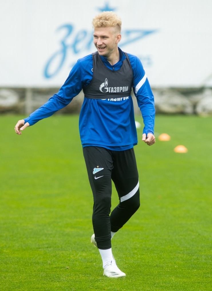 Тренировка «Зенита» перед матчем с «Уралом»