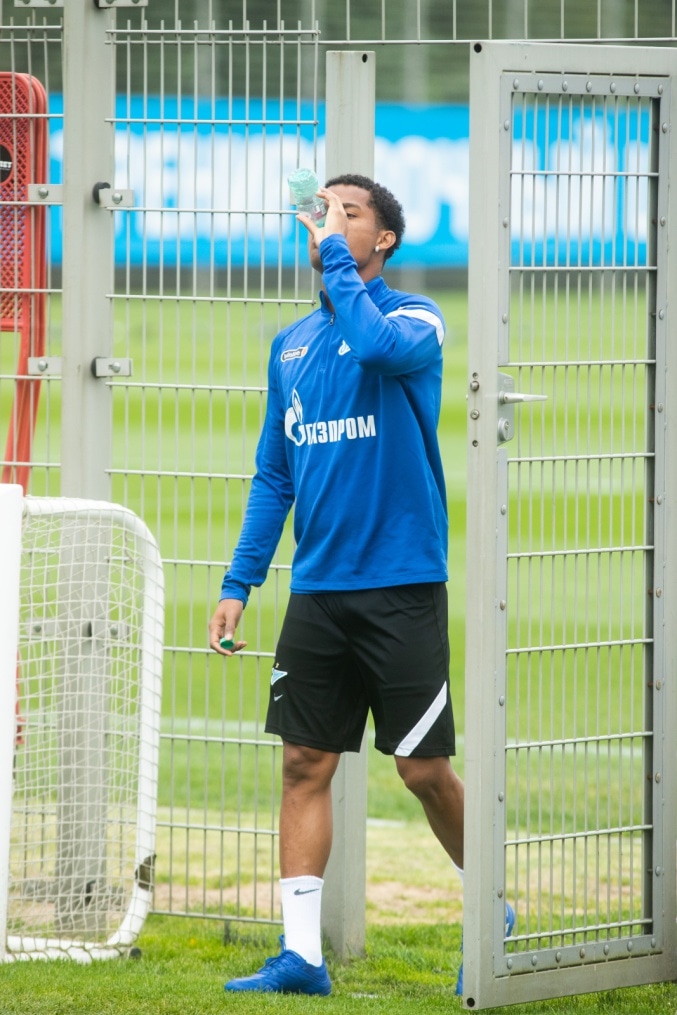 Тренировка «Зенита» перед матчем с «Уралом»