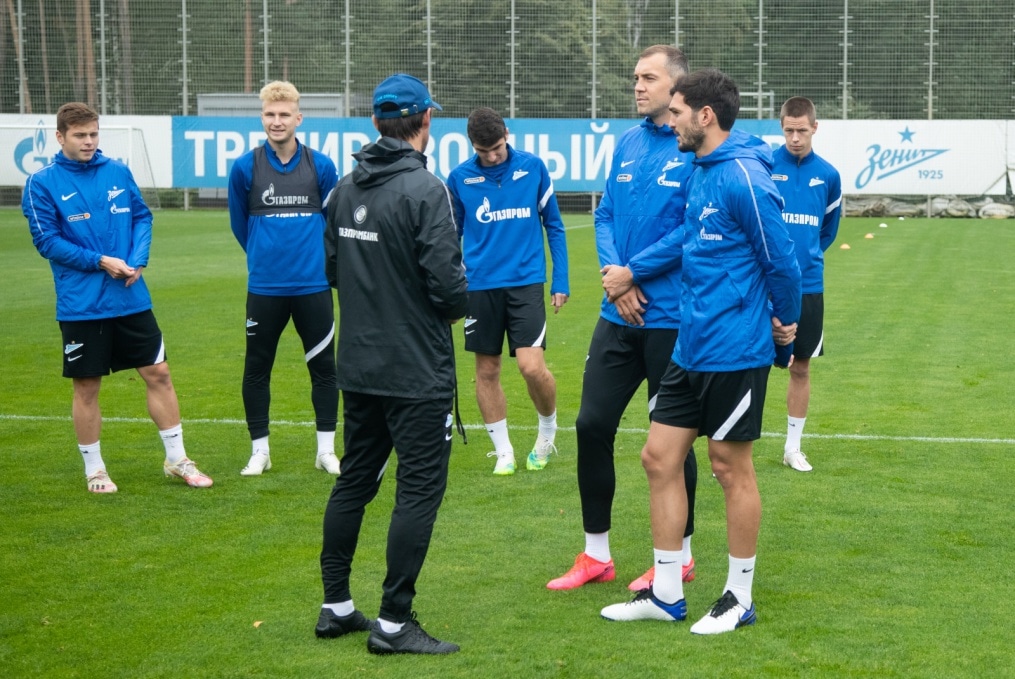 Тренировка «Зенита» перед матчем с «Уралом»