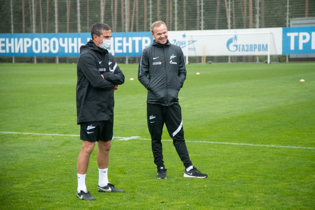 Тренировка «Зенита» перед матчем с «Уралом»