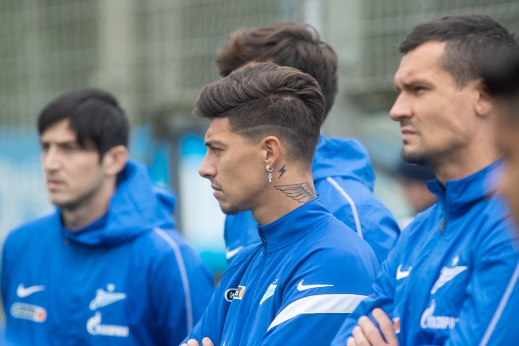 Тренировка «Зенита» перед матчем с «Уралом»