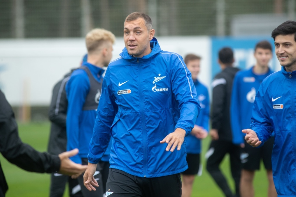 Тренировка «Зенита» перед матчем с «Уралом»