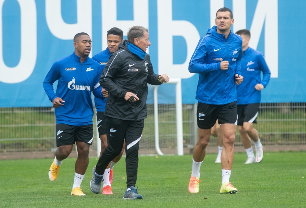 Тренировка «Зенита» перед матчем с «Уралом»