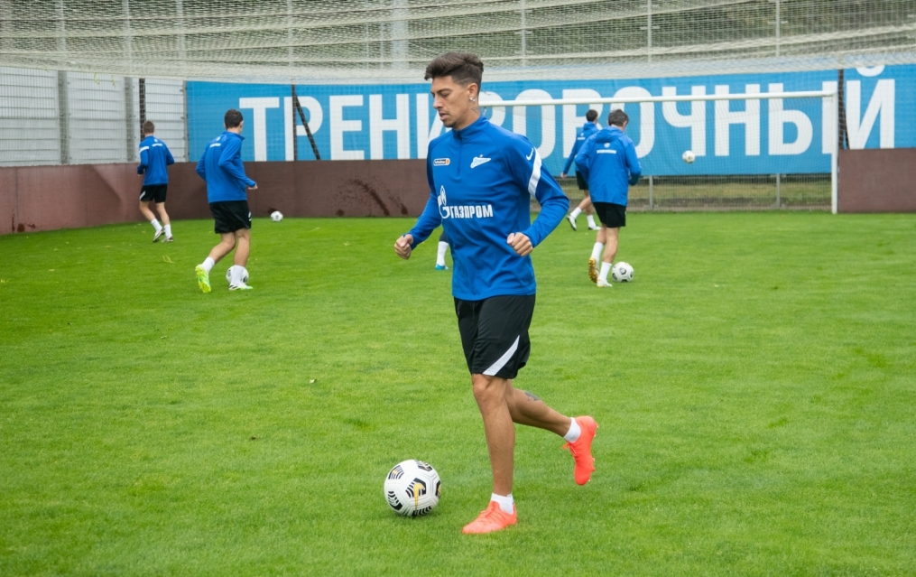 Тренировка «Зенита» перед матчем с «Уралом»