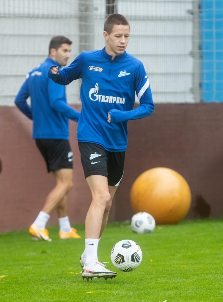 Тренировка «Зенита» перед матчем с «Уралом»