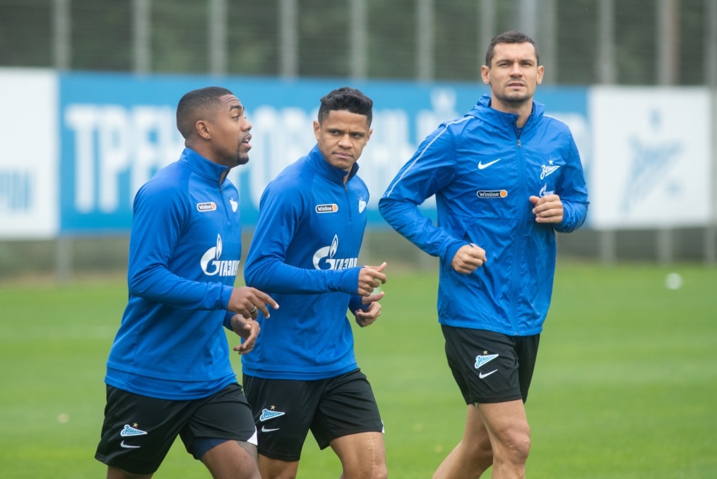 Тренировка «Зенита» перед матчем с «Уралом»