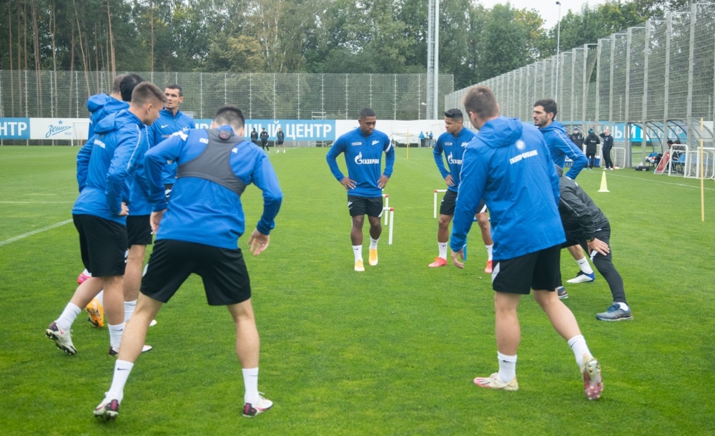 Тренировка «Зенита» перед матчем с «Уралом»