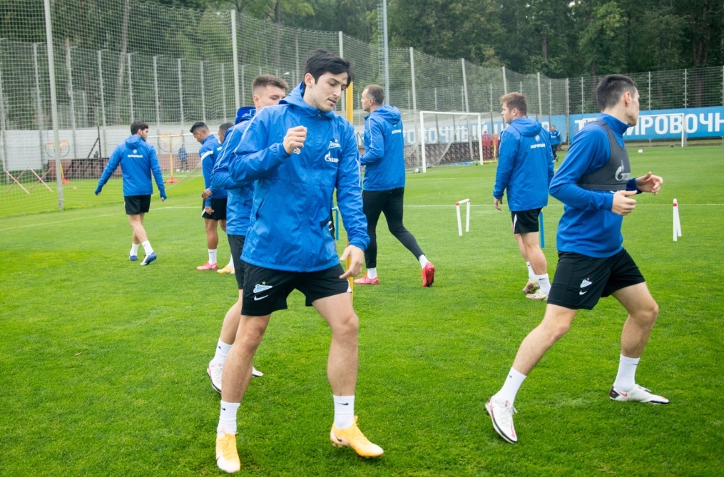 Тренировка «Зенита» перед матчем с «Уралом»