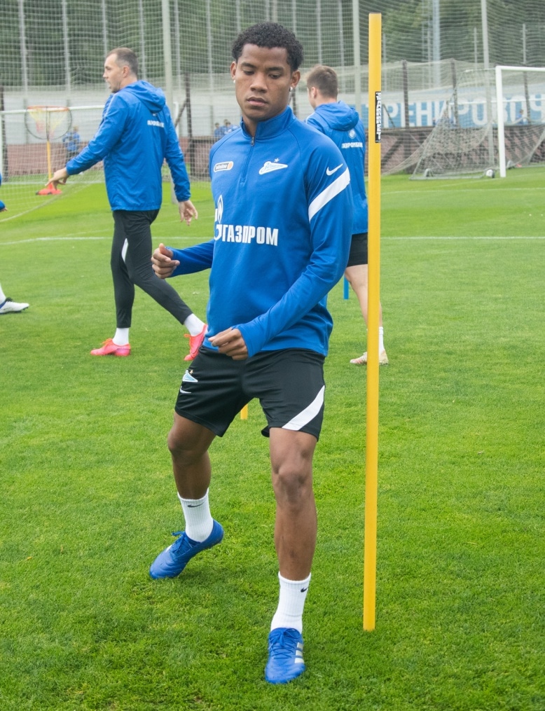 Тренировка «Зенита» перед матчем с «Уралом»