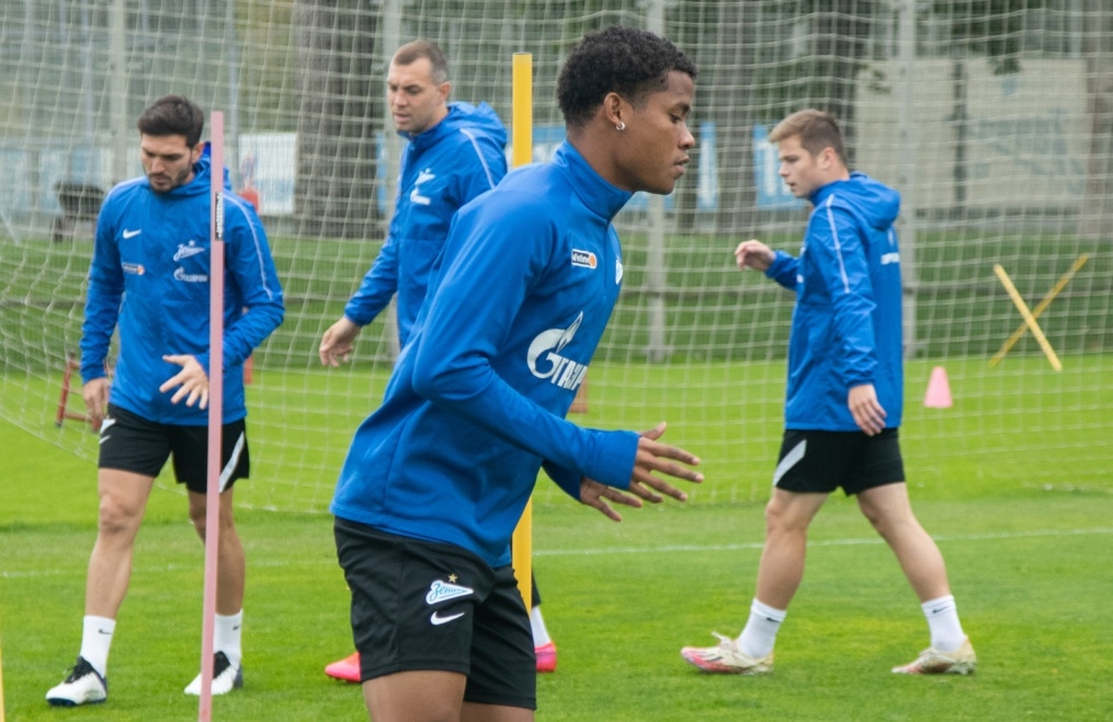 Тренировка «Зенита» перед матчем с «Уралом»