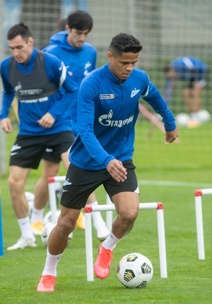 Тренировка «Зенита» перед матчем с «Уралом»