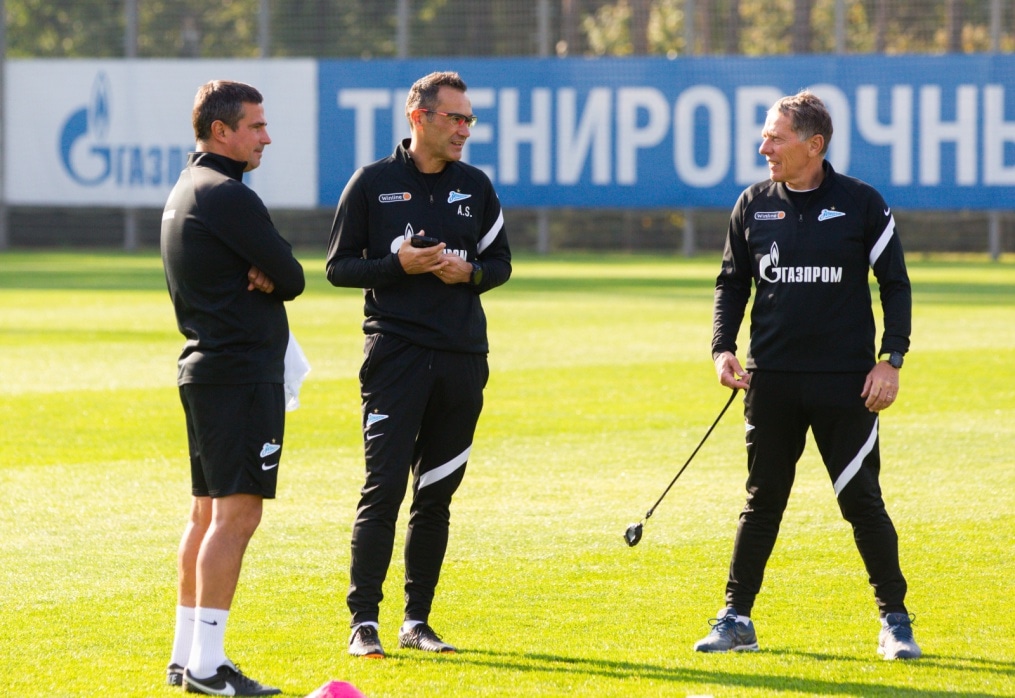 «Зенит» продолжает подготовку к матчу с «Уфой»