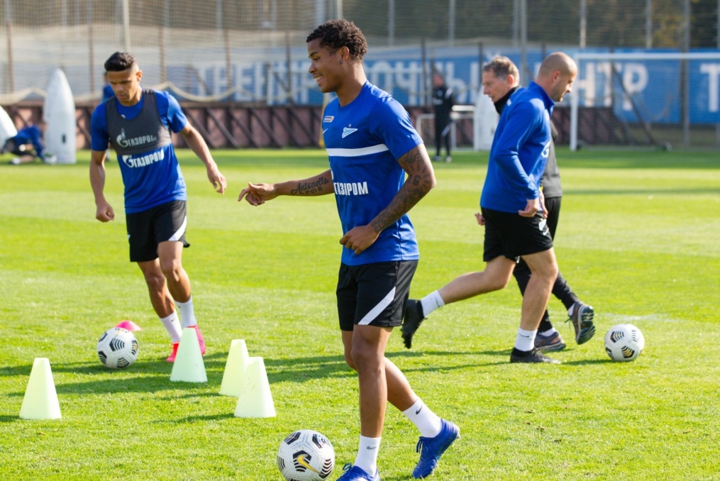 «Зенит» продолжает подготовку к матчу с «Уфой»