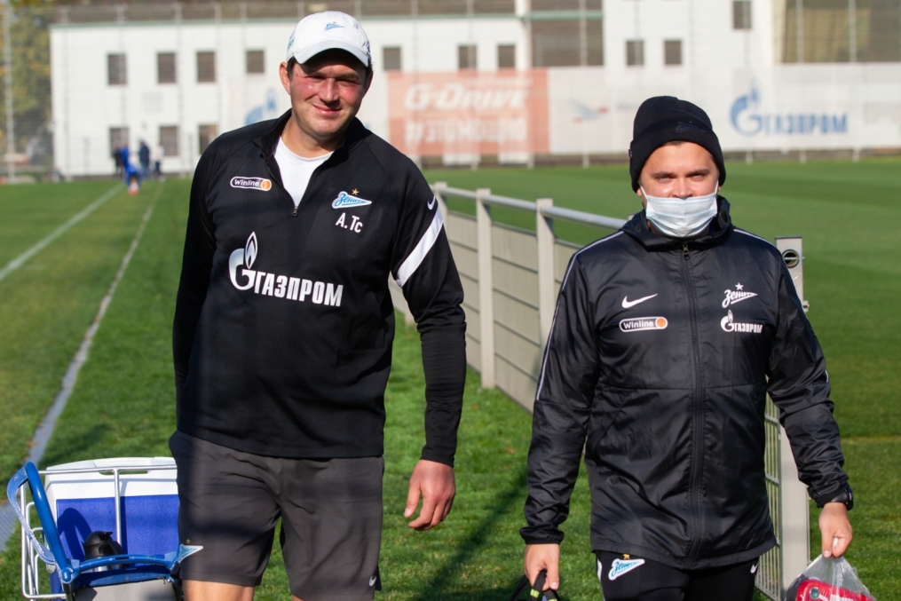 «Зенит» продолжает подготовку к матчу с «Уфой»