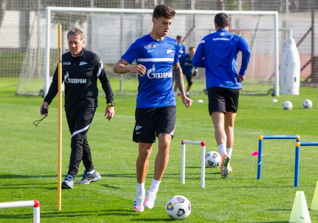 «Зенит» продолжает подготовку к матчу с «Уфой»