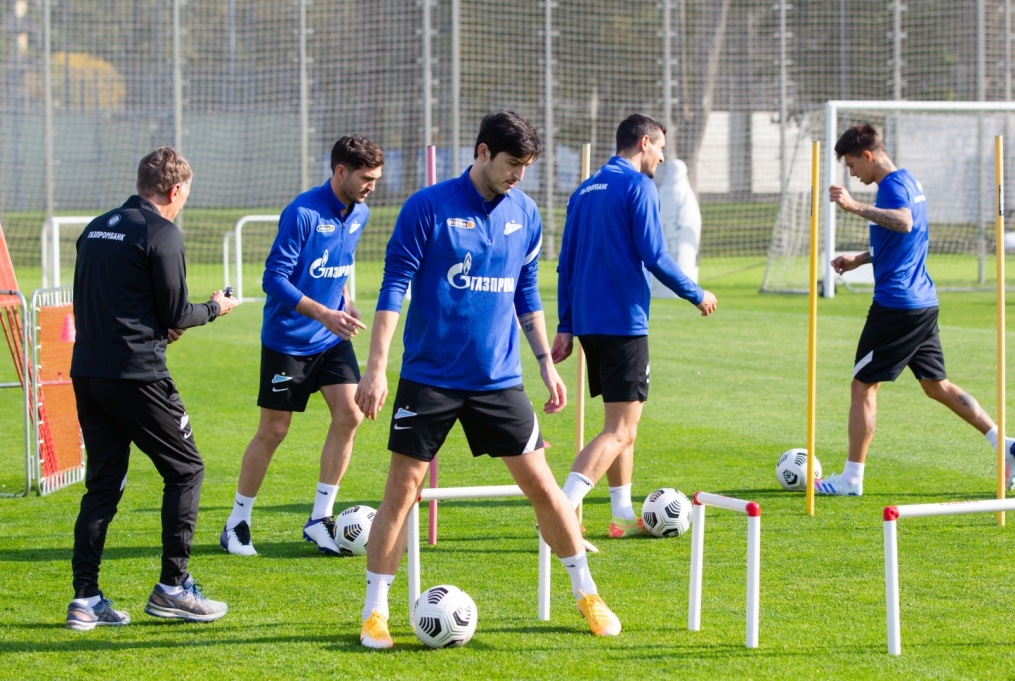 «Зенит» продолжает подготовку к матчу с «Уфой»