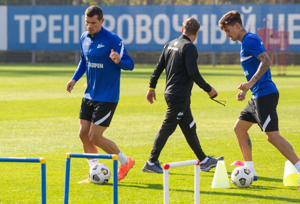 «Зенит» продолжает подготовку к матчу с «Уфой»