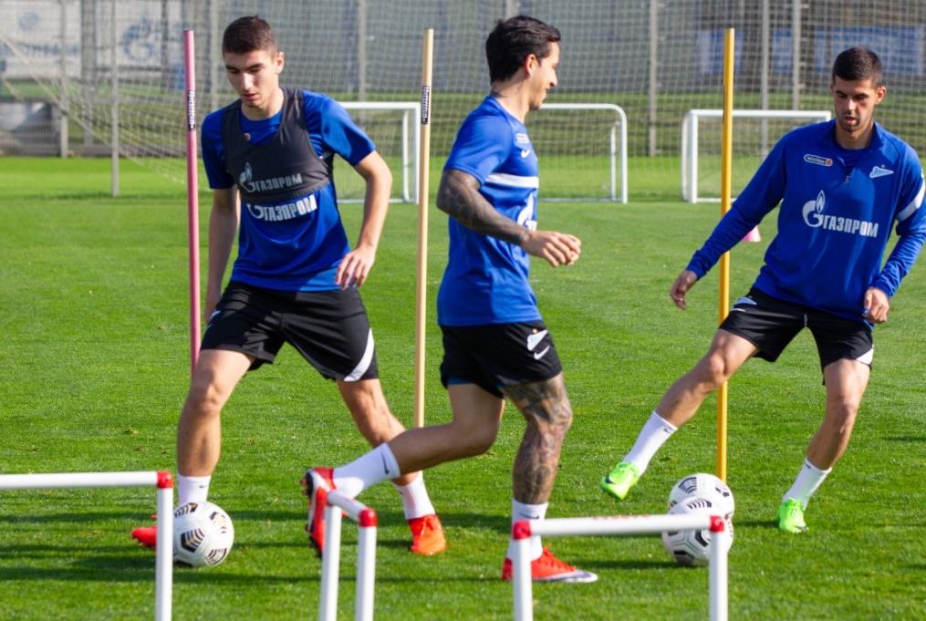 «Зенит» продолжает подготовку к матчу с «Уфой»