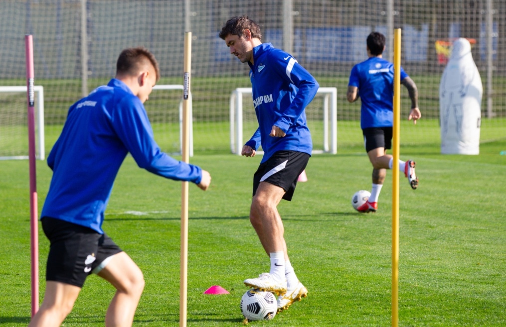 «Зенит» продолжает подготовку к матчу с «Уфой»
