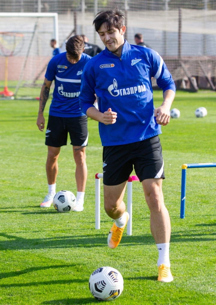 «Зенит» продолжает подготовку к матчу с «Уфой»