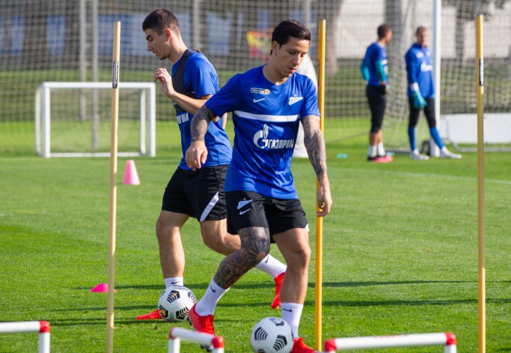 «Зенит» продолжает подготовку к матчу с «Уфой»