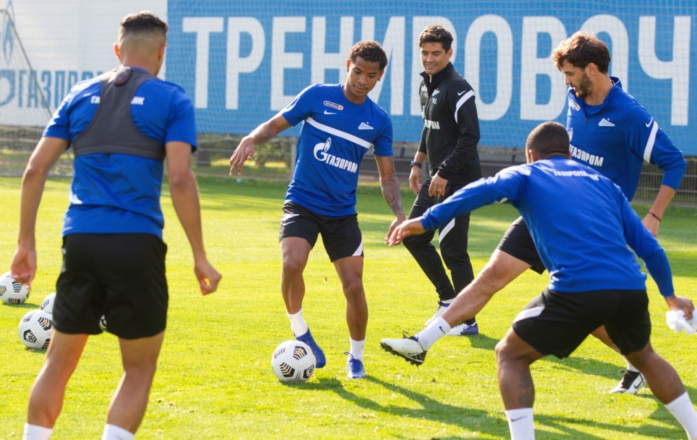 «Зенит» продолжает подготовку к матчу с «Уфой»