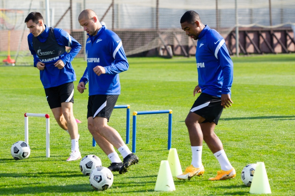 «Зенит» продолжает подготовку к матчу с «Уфой»