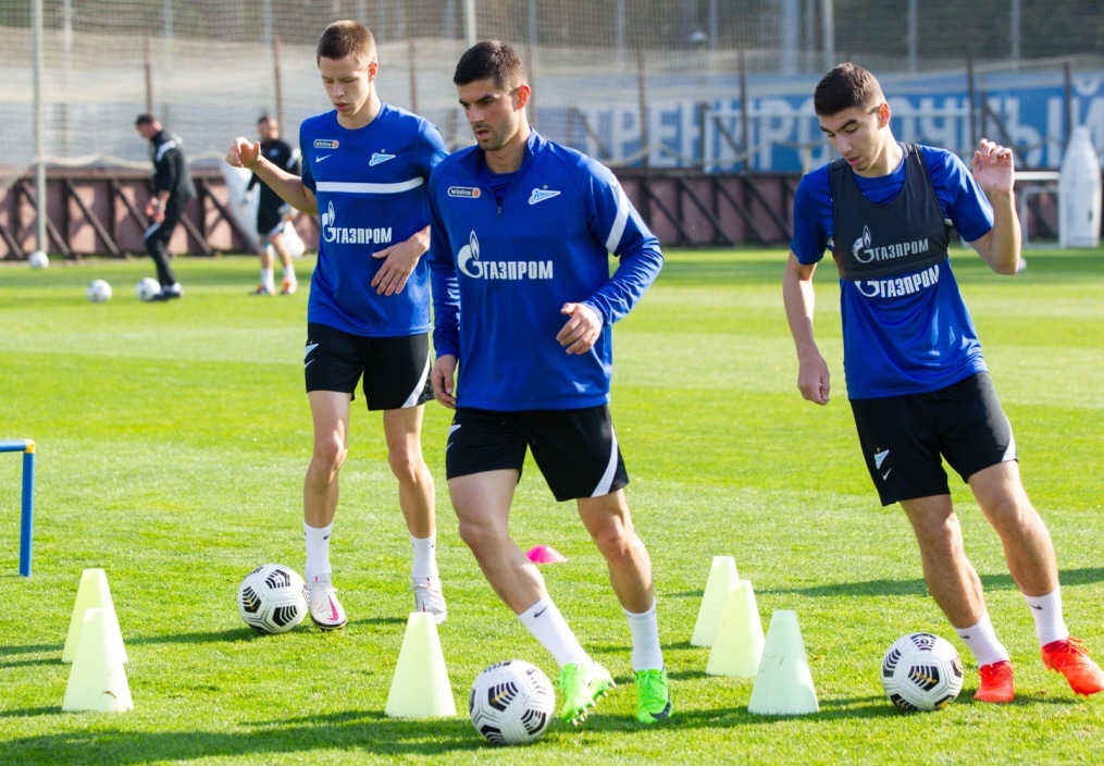 «Зенит» продолжает подготовку к матчу с «Уфой»