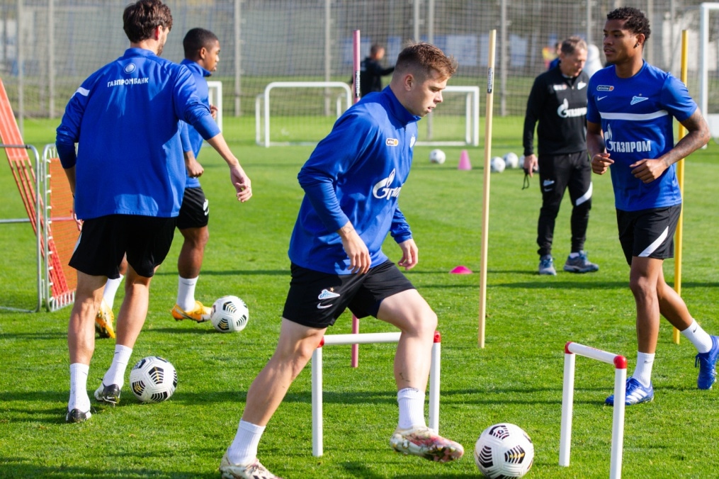 «Зенит» продолжает подготовку к матчу с «Уфой»