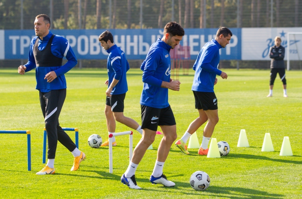 «Зенит» продолжает подготовку к матчу с «Уфой»