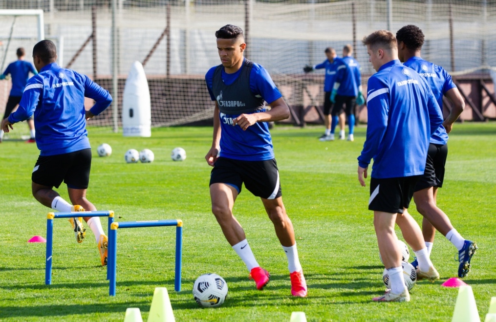 «Зенит» продолжает подготовку к матчу с «Уфой»